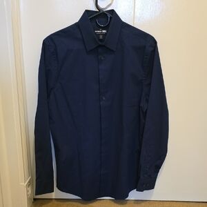 Express Deep Blue Dress Shirt